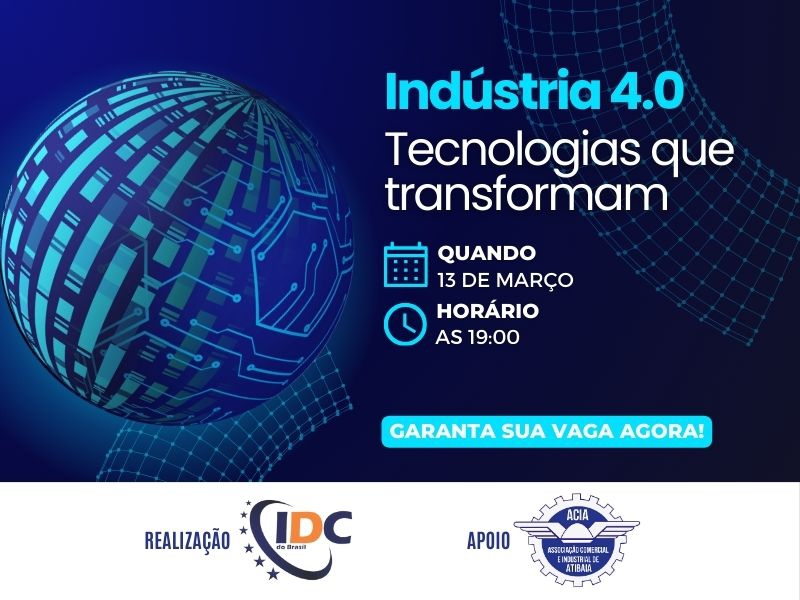 Evento: Indústria 4.0 Tecnologias que transformam