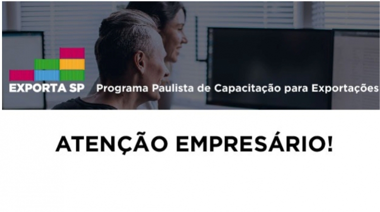 Notícia: Exporta SP: Programa Paulista de Capacitação para Exportações